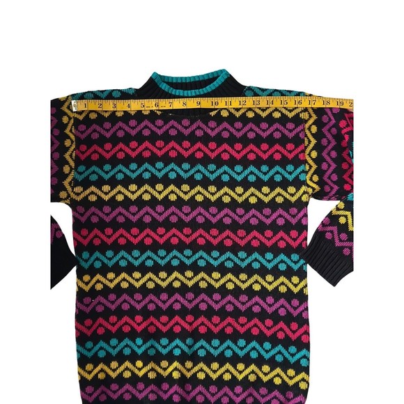 Girls Jet Set Sweater Stripped Vintage Sweater I Girls 14 - Picture 5 of 9